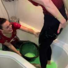 TheGungeZone: Tanya and Rebecca's Messy Football Forfeit
