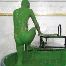 WamtasticUK: Topher in Boxers Searching for Clothes in Gunge Dunk