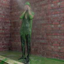 WamtasticUK: Topher in Boxers Searching for Clothes in Gunge Dunk