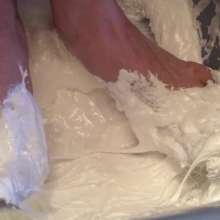 miss_ariel: Total Foot Coverage in Sticky Marshmallow Fluff