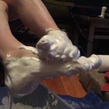 miss_ariel: Total Foot Coverage in Sticky Marshmallow Fluff