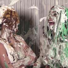 Anglefan: Fetish models Stathena and Jordana get messy for the 1st time together!
