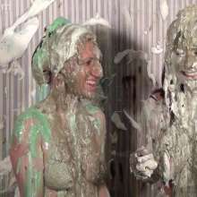 Anglefan: Fetish models Stathena and Jordana get messy for the 1st time together!
