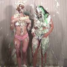 Anglefan: Fetish models Stathena and Jordana get messy for the 1st time together!