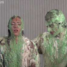 Anglefan: April and Ken get green slimed for Christmas!