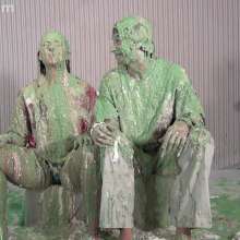 Anglefan: April and Ken get green slimed for Christmas!
