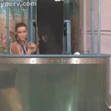 doctor_splash: Dunk Tank Featuring Emily in Shortalls and Boots
