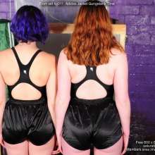 DungeonMasterOne: Adidas Jackets and Shiny Shorts: Gungetank with Maude and Miss Abigail!