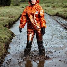 shinyrainwear: AI is getting better: mess, rainwear, mud...