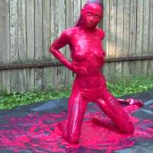 Lara_eurowam: Adrienn Had Fun with Slime Again