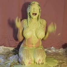 Slimed Models: Ana Makes Her Slime, and Then Gets It Dumped On Her