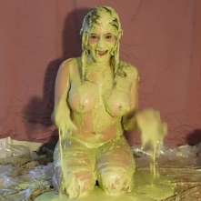 Slimed Models: Ana Makes Her Slime, and Then Gets It Dumped On Her