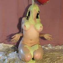 Slimed Models: Ana Makes Her Slime, and Then Gets It Dumped On Her