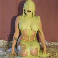 Slimed Models: Ana Makes Her Slime, and Then Gets It Dumped On Her