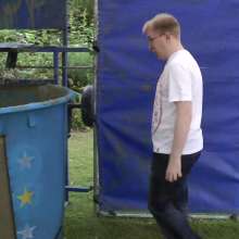 GungeTankBabes: Wanking in Clay--Colin Finds a Dunk Tank Full of Clay and Dives In