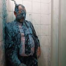 OnlyErotic_69: Formal Suit Gunged in Gungetank Shower
