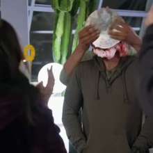 JoeyPieFace: Nice cake in the face on The Challenge