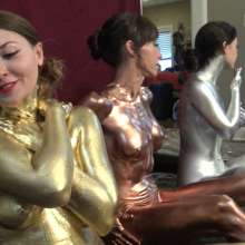 Jayce: Jingle "Belles" 3 Girl Mehron Total Coverage+giant Pic Set!