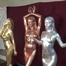 Jayce: Jingle "Belles" 3 Girl Mehron Total Coverage+giant Pic Set!