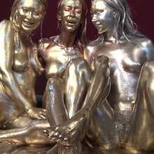 Jayce: Jingle "Belles" 3 Girl Mehron Total Coverage+giant Pic Set!