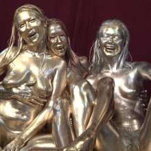 Jayce: Jingle "Belles" 3 Girl Mehron Total Coverage+giant Pic Set!
