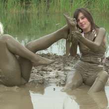 Lara_eurowam: Judith and Her Girlfriend Gets Muddy Aggain