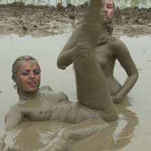 Lara_eurowam: Judith and Her Girlfriend Gets Muddy Aggain