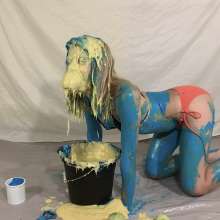 RevSlymsford: Kaydens Blue Frosting and Custard Erotic Solo Play