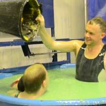 GungeTankBabes: Lee, Matt and Colin Get Gunged and Dunked in Their Singlets