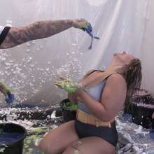 Djmeak: Lost Scene--Ashley and Tallulah Batgirl Vs Harley Quinn