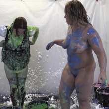 Djmeak: Lost Scene--Ashley and Tallulah Batgirl Vs Harley Quinn