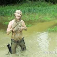 WSMProductions: Mrs. Cc in Mud Slut 17  Muddy in Leather