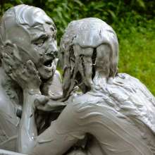 dlodoski: Kendra and Sarah in the Mud Tub--Photos