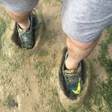 MuddySideUp: Muddy Blue Nike Mercurial's