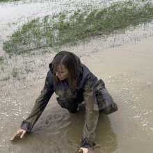 Wamgirlx: Muddy Fields, Rainsuit in the Rain
