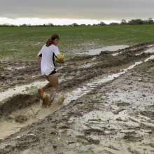 Wamgirlx: Muddy Football Practise