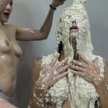Jayce: Nikko and Jayce Lez out In Sticky, Thick Syrup and Oatmeal!
