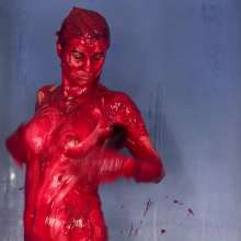 Lara_eurowam: Ocsana Is Back for Another Sexy Slime Scene