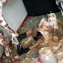 RevSlymsford: Pie Fight!  Arrogant Director Rafa Vs Star Model Cillian