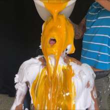 RevSlymsford: Pie Fight!  Arrogant Director Rafa Vs Star Model Cillian