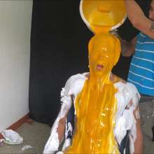 RevSlymsford: Pie Fight!  Arrogant Director Rafa Vs Star Model Cillian