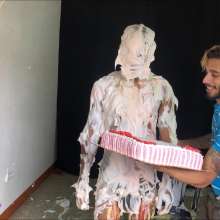 RevSlymsford: Pie Fight!  Arrogant Director Rafa Vs Star Model Cillian
