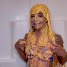 Slimed Models: Lalita Gets Rainbow Slimed!