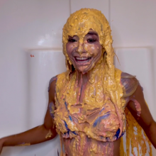 Slimed Models: Lalita Gets Rainbow Slimed!