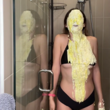 Slimed Models: New Slimed Model!  Drew Gets Slimed!