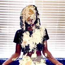 Slimed Models: Fitness Model Pied and Slimed by Larae!