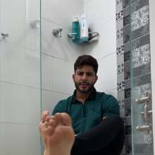 MessyGuys: Sliming + Foot Play: Andy Covers Himself in Slime