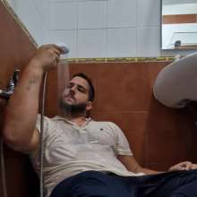 Polarwet: Soaked and Soapy in Shower