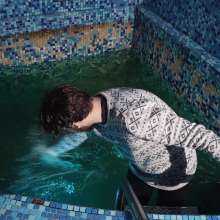 Wet Live Team: Soaking Oleg in His Casual Clothes in the Shower and Pool