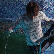 Wet Live Team: Soaking Oleg in His Casual Clothes in the Shower and Pool